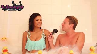 Ornella (Qui est la taupe?) dans le bain de Jeremstar - INTERVIEW