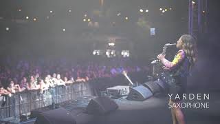 YARDEN SAXOPHONE- FEMALE SAXOPHONE PLAYER LIVE AT FLO-RIDA CONCERT