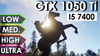 Rust GTX 1050 Ti + i5-7400 | Low vs. Medium vs. High vs. Ultra | 1080p