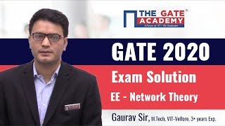 GATE 2020 Answer Key with Solutions for Electrical Paper – Network Theory (Memory-Based 2 Qs)