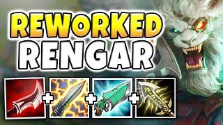 NEW RENGAR REWORK IS UNBELIEVABLY OP! INSTANT REWORKED RENGAR ONE-SHOTS! (BROKEN)- League of Legends