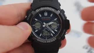 Часы Casio G-SHOCK AWG-M100SB-2A - инструкция, как настроить часы от PresidentWatches.Ru