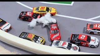 Stop Motion NASCAR: Kansas' crazy Double OT like you've never seen before