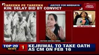 Delhi Court Adjourns Hearing On Death Warrants For Rapists; Nirbhaya's Mother Breaks Down In Court