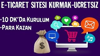 Ücretsiz E-ticaret Sitesi Kurmak--Alışveriş Sitesi-10DK KURULUM