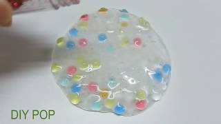 Glitter Slime Mixing - Satisfying Slime ASMR Video! DIY POP