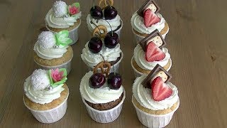 Капкейки.  Мастер класс по украшению