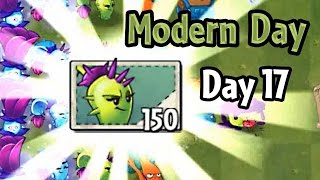 Plants vs Zombies 2 - Modern Day - Day 17: Dusk Lobber