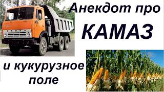 Анекдот про камаз и кукурузное поле