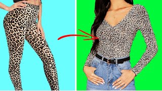 4 IDEAS INCREÍBLES DE RECICLAR ROPA VIEJA O PANTALONES - DIY CLOTHES - TRANSFORMAR ROPA SIN MÁQUINA