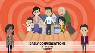 FAMILY - Learn English Conversation - 08 (Season - 04) | Daily English Conversations