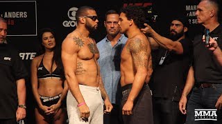 UFC Sao Paulo Ceremonial Weigh-In Staredowns - MMA Fighting