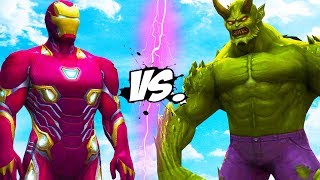 IRON MAN VS ULTIMATE GREEN GOBLIN - EPIC BATTLE