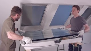 Scheibentausch bei einem VELUX Dachfenster