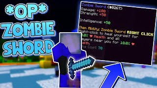 How to get the OP ZOMBIE SWORD and ENDERMAN minion! (Hypixel skyblock)