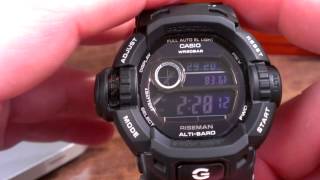 G9200BW-1 Riseman (Black) - Casio G-Shock Watch Review