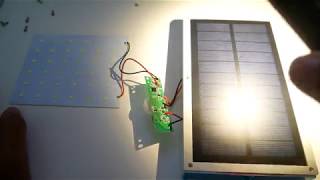 DIY ดูวงจรโซล่าเซลล์ติดผนังแบบสว่างมากยันตอนเช้าด้วย 36 LED Motionsensor  Baterty 3.7 v