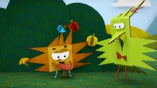 Бумажки - Запасы на зиму - мультфильм для детей - поделки своими руками