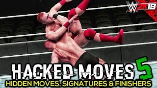 WWE 2K19 Hacked Moves Pack 5 | New Hidden Moves, Finishers, Signatures & Ladders Moves