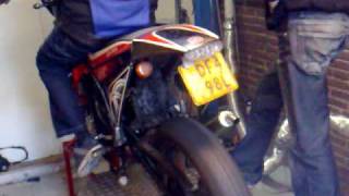 Gilera SMT op de testbank