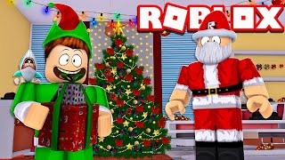 Me CONVIERTO en ELFO y HAGO REGALOS con PAPA NOEL | Cerso roblox