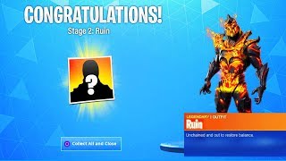 How To UNLOCK STAGE 2 RUIN Skin In Fortnite? Ruin Skin Key possible Locations (Season 8)
