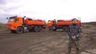 Обзор топливозаправщика-бензовоза АТЗ-12 на базе КАМАЗ-43118