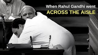 When Rahul hugged Modi: Call me Pappu, insult me. But I have no hate for you