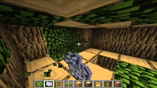 Minecraft   Как построить дом внутри дерева youtube original