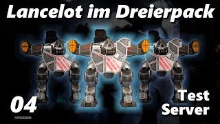 Lancelot im Dreierpack - Testserver 04 - War Robots (WR, Walking War Robots) - (Deutsch / German)