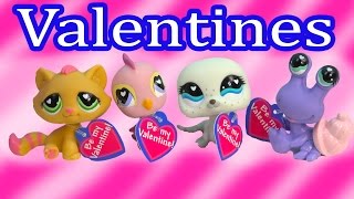 Littlest Pet Shop Bobbleheads Valentines Day Playset LPS Box Set Kitty Bird Seal Crab Review