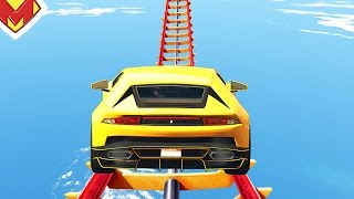 ГОНКИ НА МАШИНАХ ПО ГИГАНТСКОМУ СПУСКУ В GTA 5 ONLINE! (ГТА 5 ОНЛАЙН)