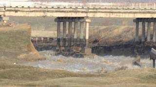 Алтайский край, Шипуновский район, с Шипуново, бывший водопад время 7:30 утра уже без моста