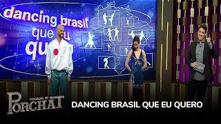 Nizo Neto e Suzana Alves participam de desafio de dança do Porchat