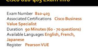 Endexam Cisco 810-403 Exam Dumps