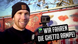 Tricks über die Ghetto Rampe am Skatepark! GoPro ist am Start!