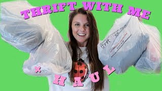 THRIFT WITH ME + HUGE THRIFT HAUL!