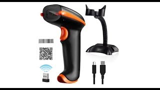 Tera [Upgraded Version] Barcode Scanner Wireless 1D 2D QR Code Scanner