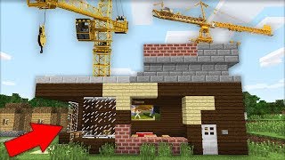 КАК ПОСТРОИТЬ МОЙ ДОМ В ДЕРЕВНЕ ЖИТЕЛЕЙ В МАЙНКРАФТ 100% ТРОЛЛИНГ ЛОВУШКА MINECRAFT МУЛЬТИК В МАЙН