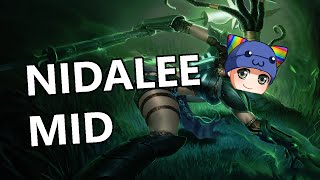 League of Legends - Nidalee Mid - Full Gameplay Commentary