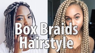 40 Box braids hairstyles for women