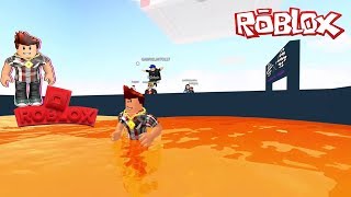 ROBLOX - CHÃO É LAVA ( the floor is lava )