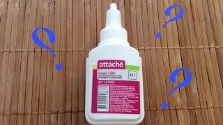 Работает ли клей ПВА "Attaché" для приготовления слаймов?