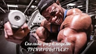 Сколько раз в неделю ТРЕНИРОВАТЬСЯ!