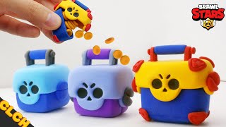 Making Brawl Stars BRAWL BOX - Clay Tutorial ?(Clay art)