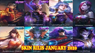 JADWAL RILIS SKIN TERBARU MOBILE LEGENDS DI BULAN JANUARY 2020