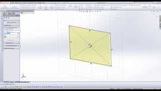 Работа в SolidWorks. Криволинейные поверхности (4 урок)