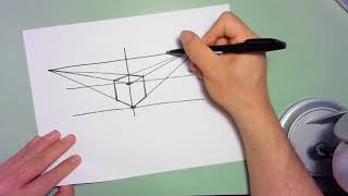 Hand Sketching #- 7 Cubes from Any Angle