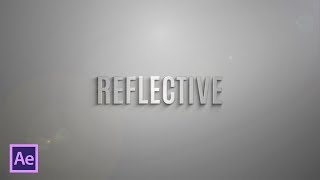 Красивый 3D текст в After Effects (Beautiful 3D Title Text in After Effects)