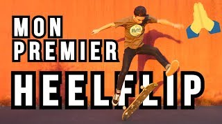 MON PREMIER HEELFLIP !!